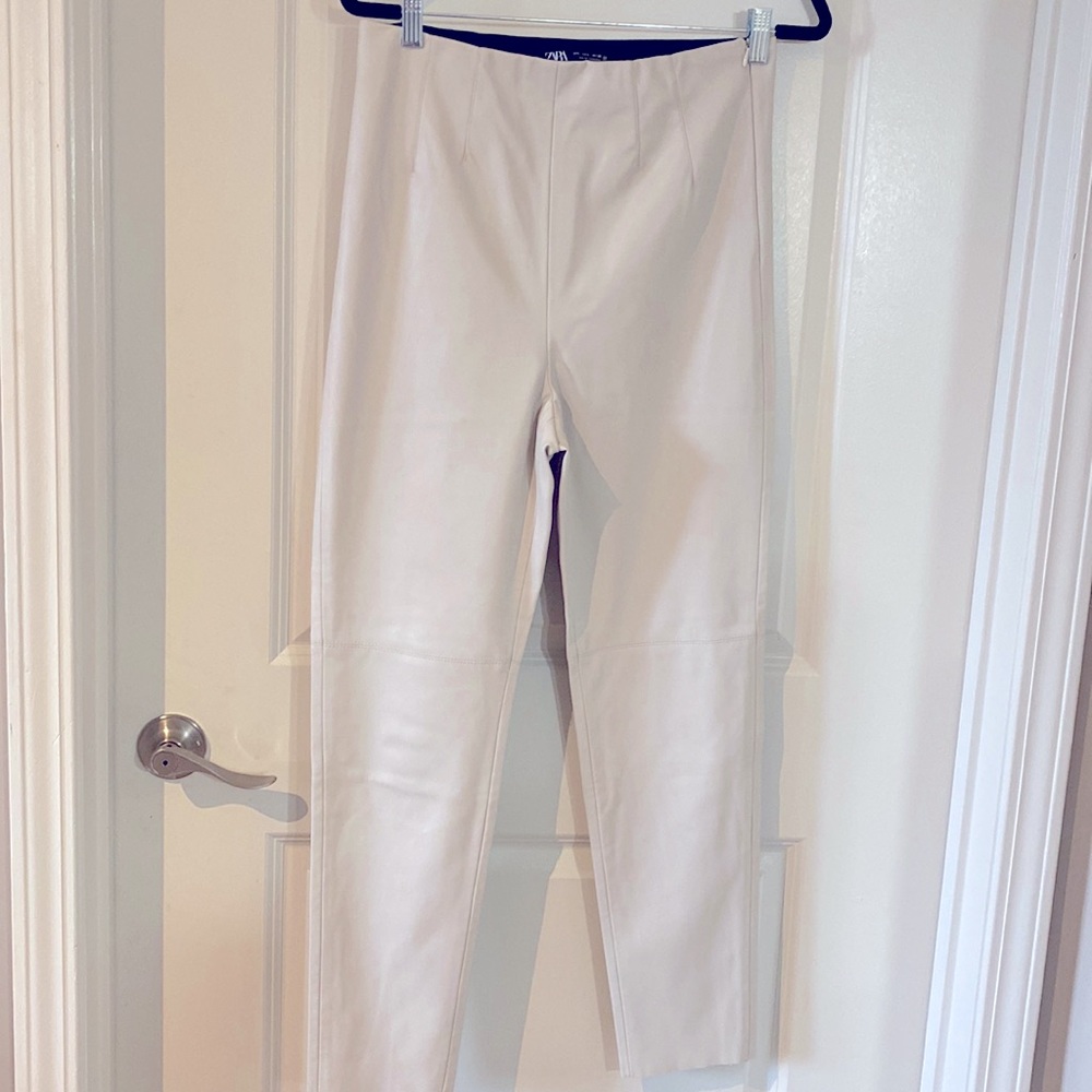 Zara Skinny Faux Leather Pants